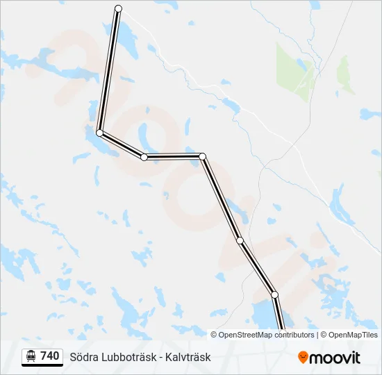 740 Cable Car Line Map