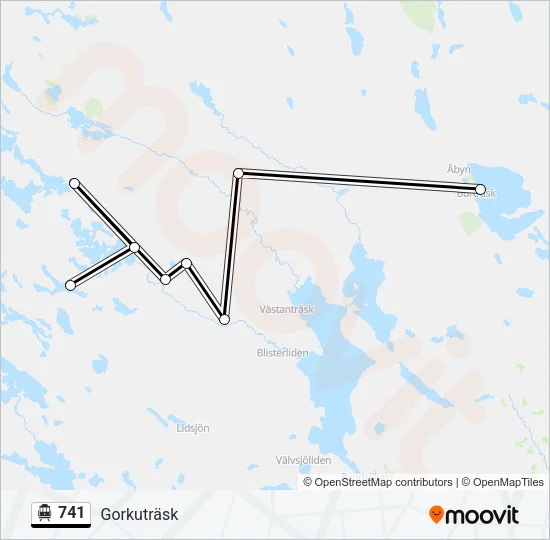741 Cable Car Line Map