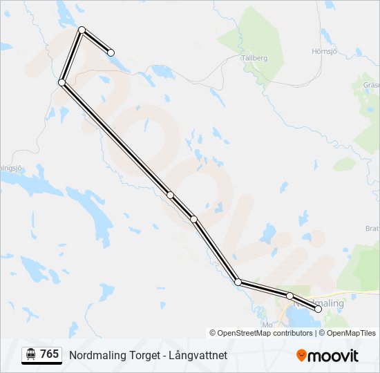 765 cable car Line Map