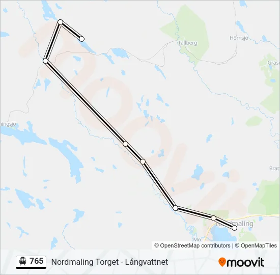 765 Cable Car Line Map
