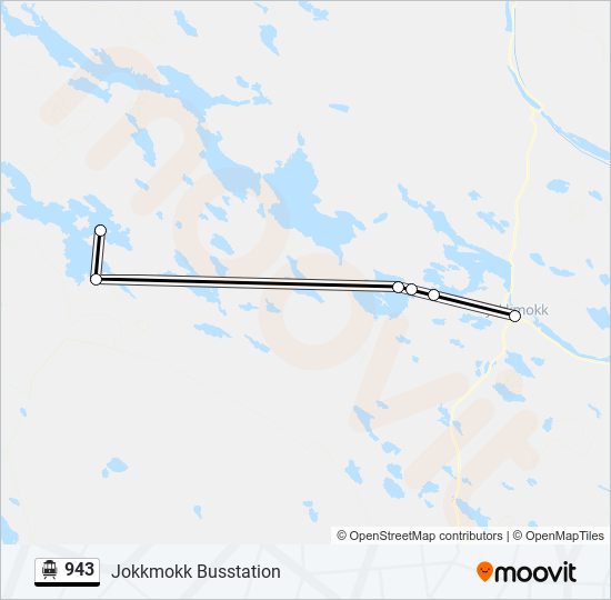 943 cable car Line Map