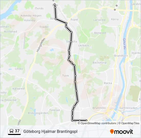 37  Line Map