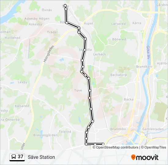 37  Line Map