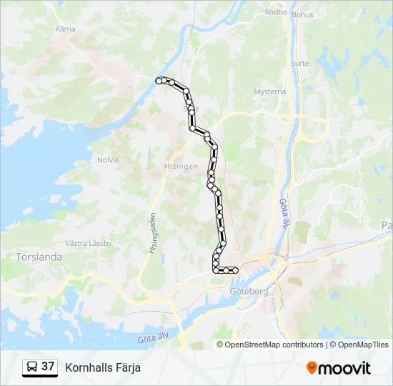 37  Line Map