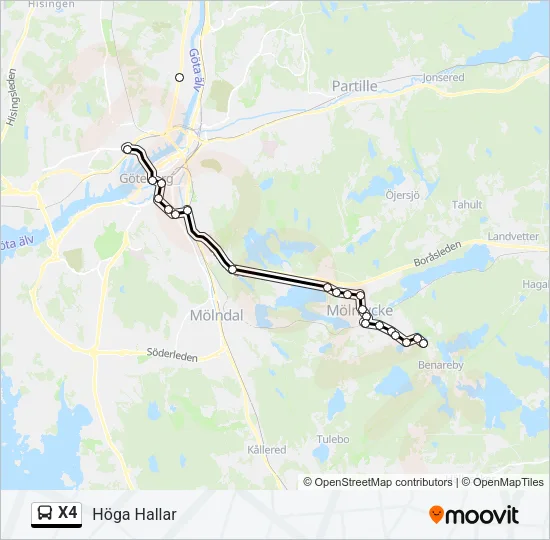 X4  Line Map