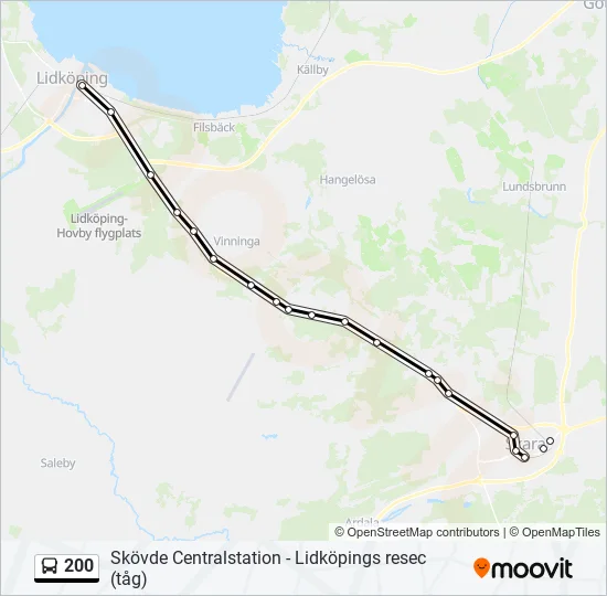 200  Line Map