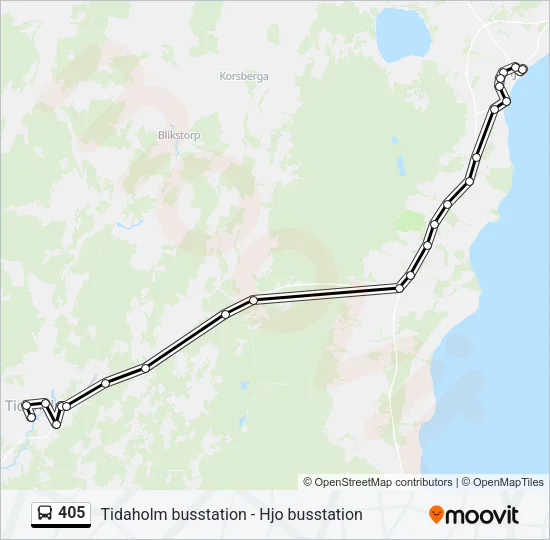 405  Line Map