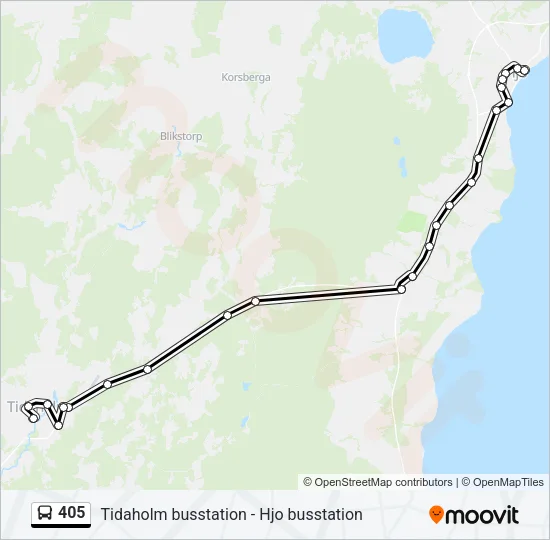 405  Line Map