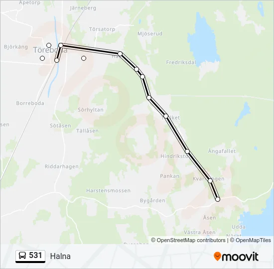531  Line Map