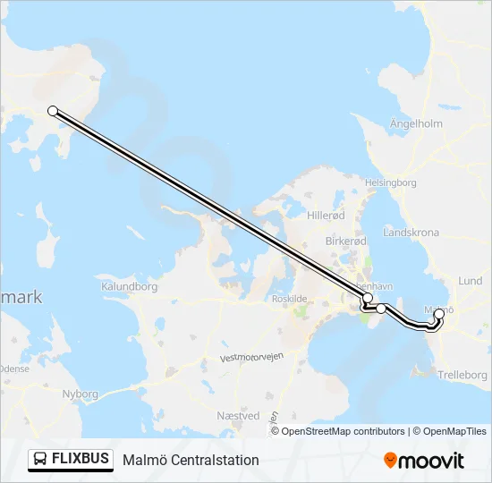 FLIXBUS Bus Line Map