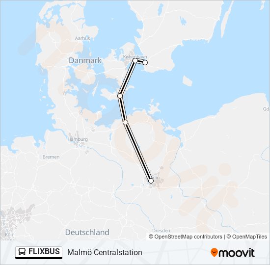 FLIXBUS  Line Map