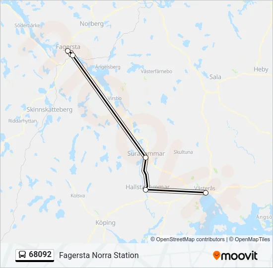 68092  Line Map