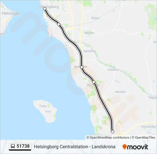 51738 Bus Line Map