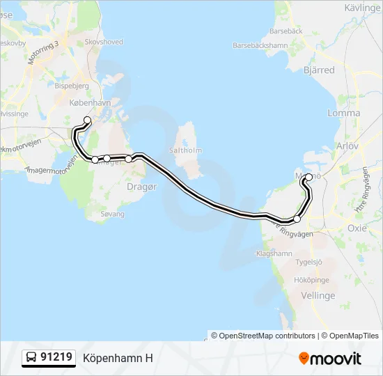 91219 Bus Line Map