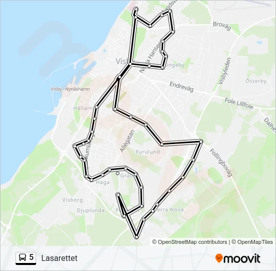 5  Line Map
