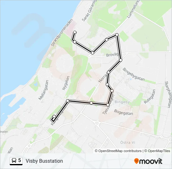 5  Line Map