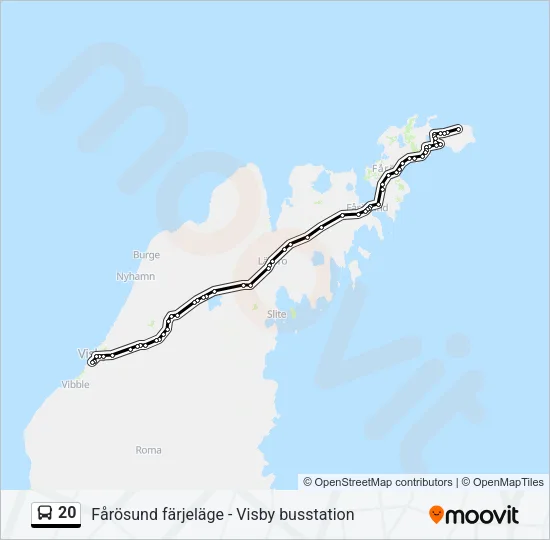 20  Line Map