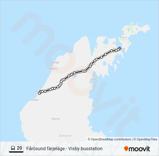 20  Line Map