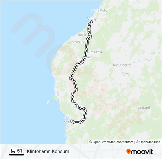 51  Line Map