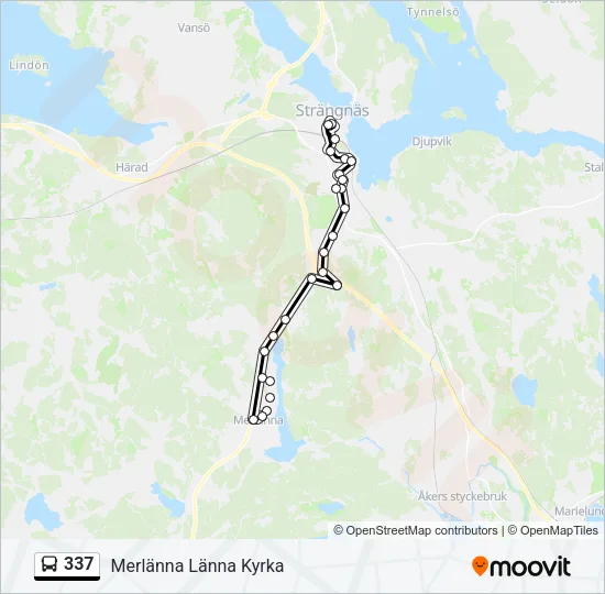 337 Bus Line Map