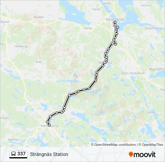 337 Bus Line Map