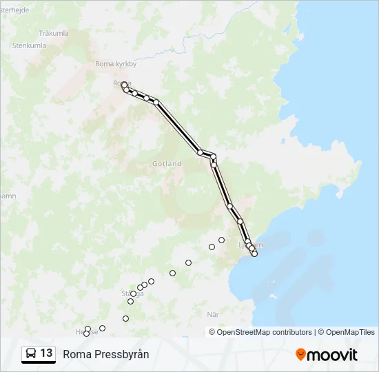 13  Line Map
