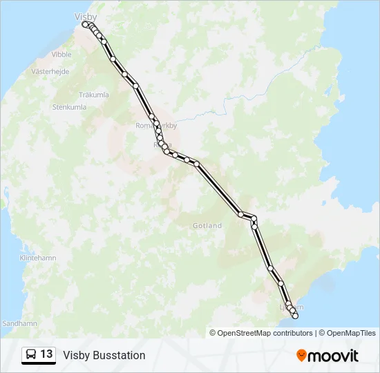 13  Line Map