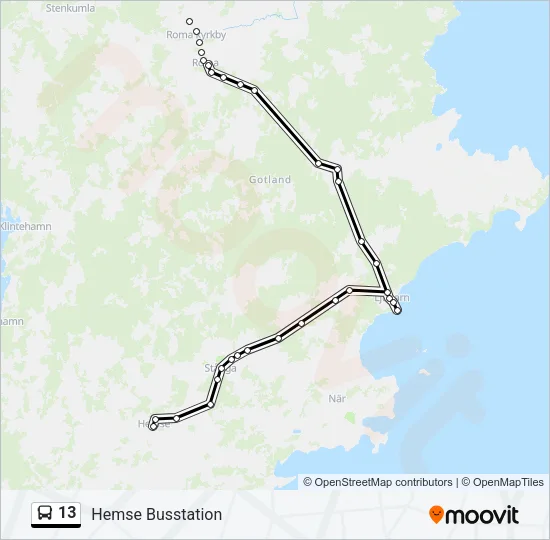13  Line Map