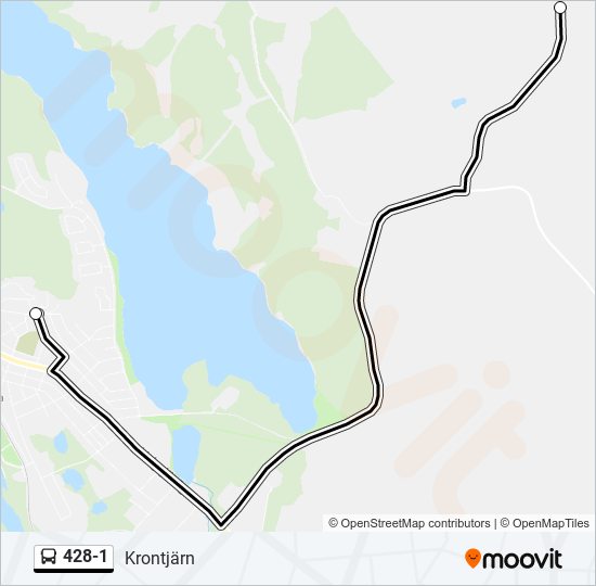 428-1 bus Line Map