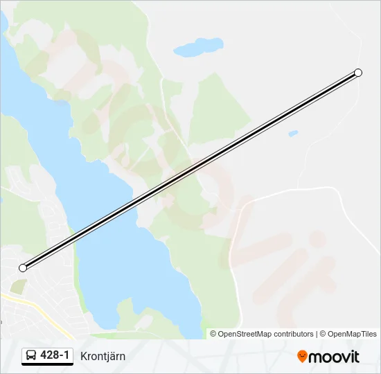 428-1 Bus Line Map