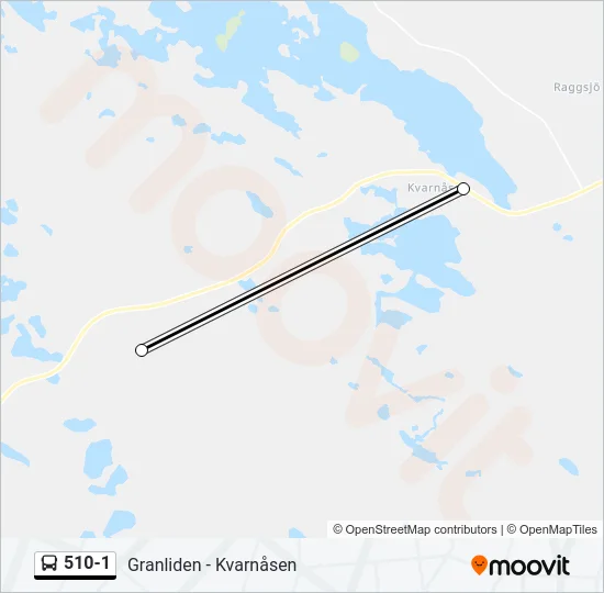 510-1 Bus Line Map