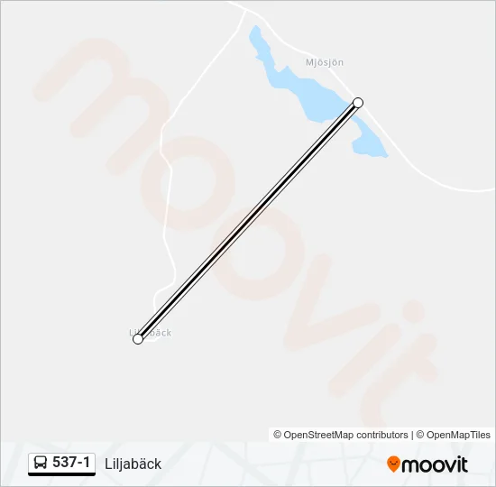 537-1 Bus Line Map
