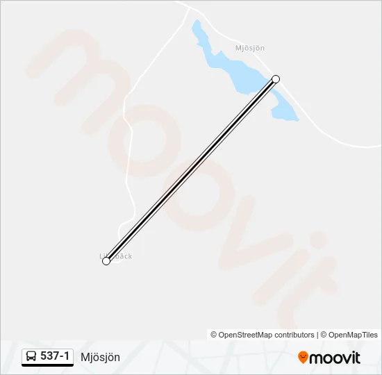 537-1 Bus Line Map