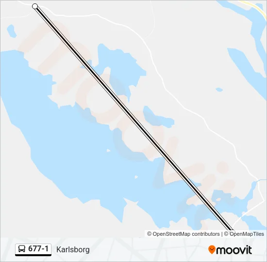 677-1 Bus Line Map