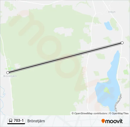 703-1 Bus Line Map