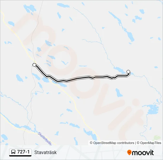 727-1 Bus Line Map