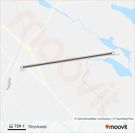 729-1 Bus Line Map