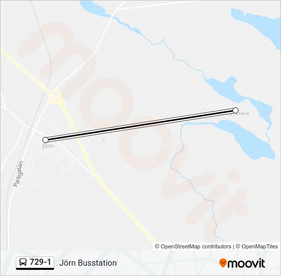 729-1 Bus Line Map