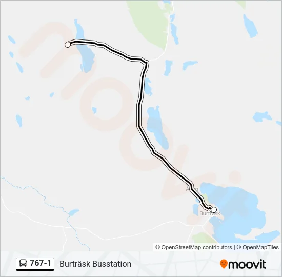 767-1 Bus Line Map