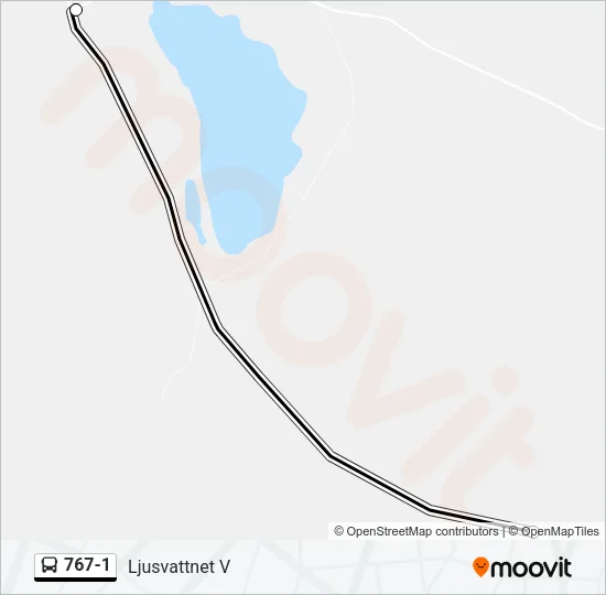 767-1 Bus Line Map