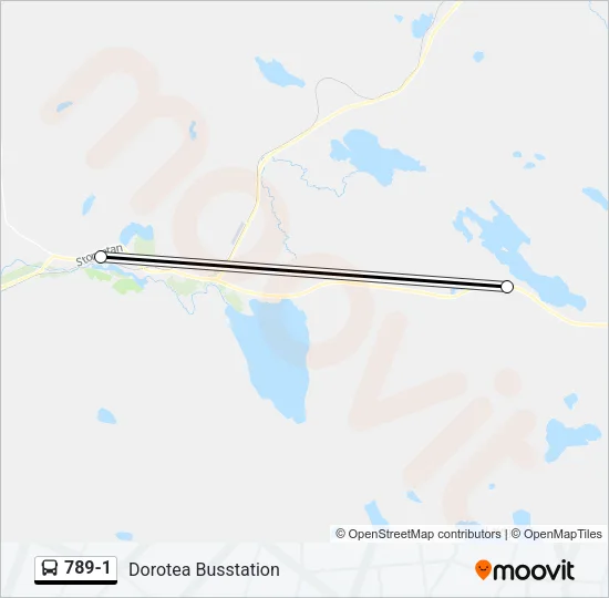 789-1 Bus Line Map
