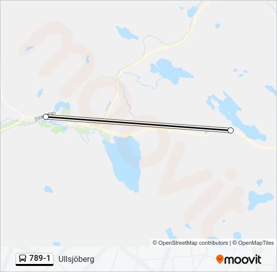 789-1 Bus Line Map