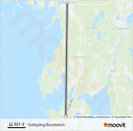521-2 Bus Line Map