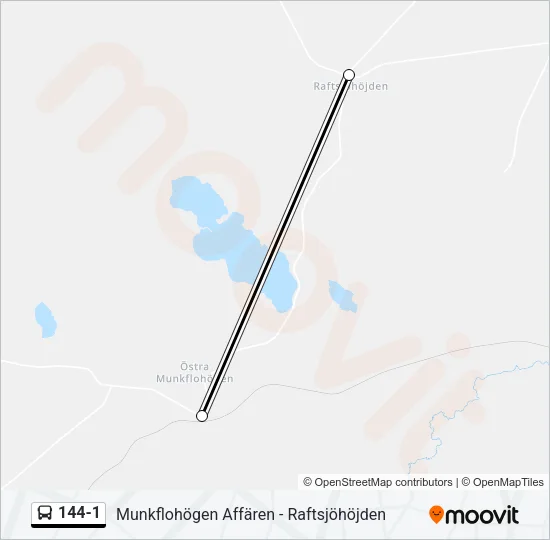 144-1 Bus Line Map