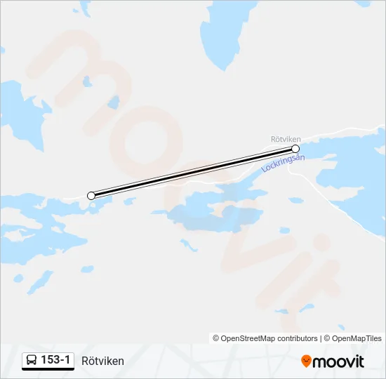 153-1 Bus Line Map