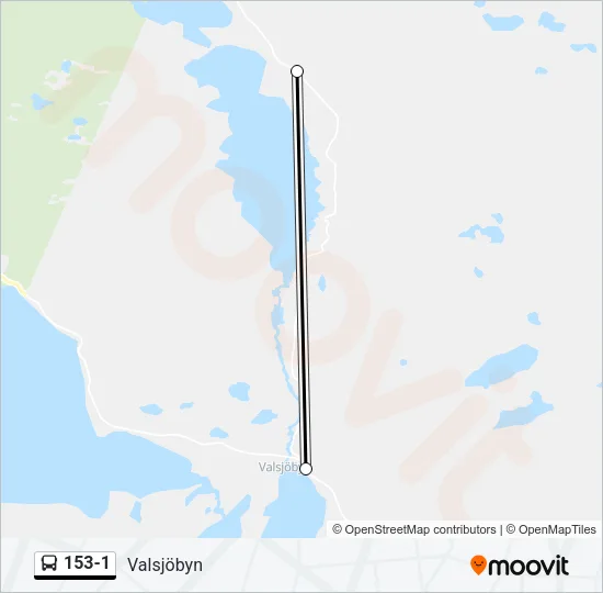153-1 Bus Line Map