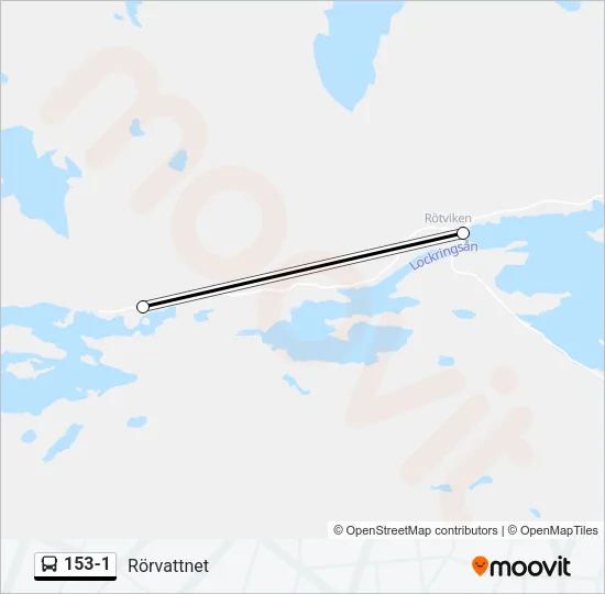 153-1 Bus Line Map