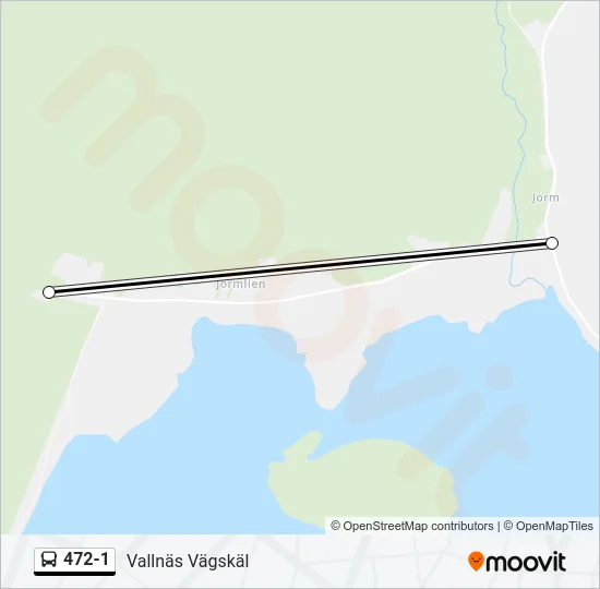 472-1 Bus Line Map