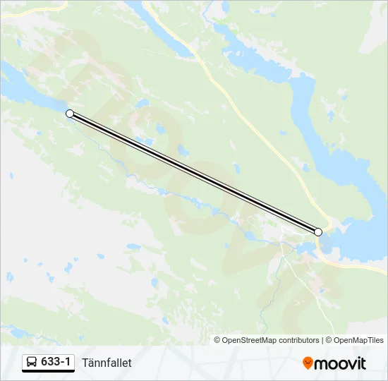 633-1 Bus Line Map