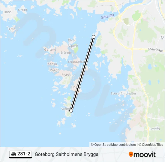 281-2 Ferry Line Map